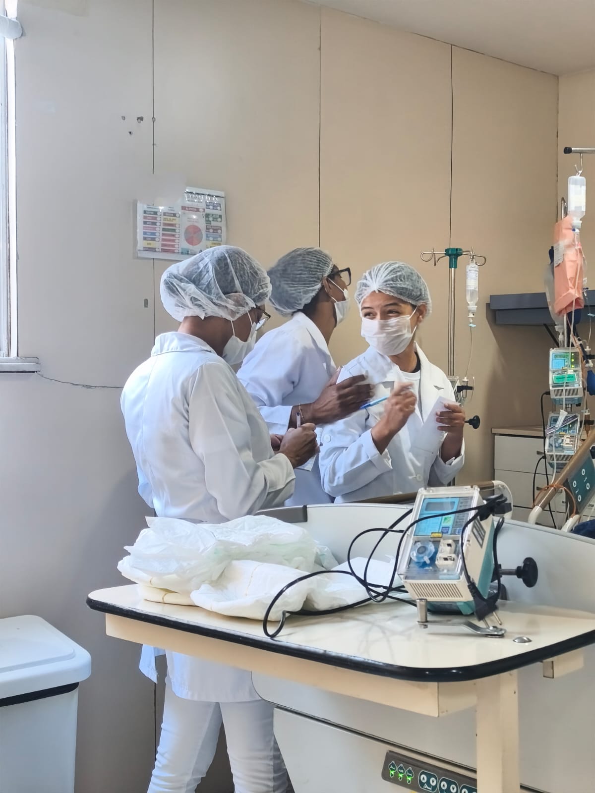 Atuação da equipe multiprofissional em CTI